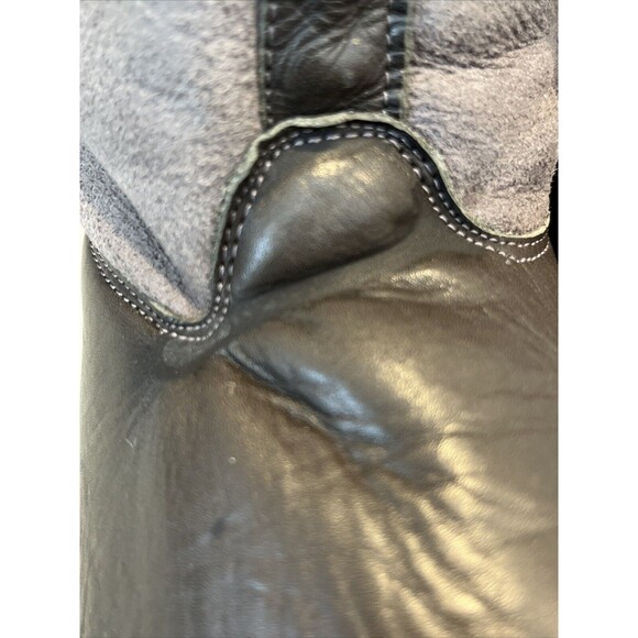 Women’s Patricia Green Collection Made In Spain Leather Gray Brown Boots Size 7 - Picture 13 of 16